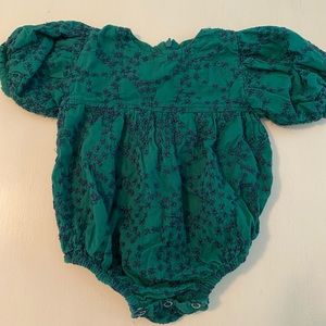 Pink Chicken embroidered bubble